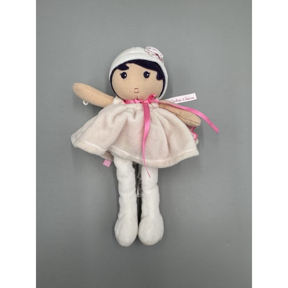 Kaloo Tendresse My First Fabric Doll Lovey Plush 8” Stuffed Soft Toy